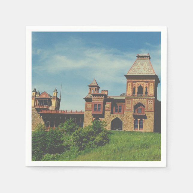 Guardanapo De Papel Artista Frederic Edwin Church Hudson, NY Estate (Frente)