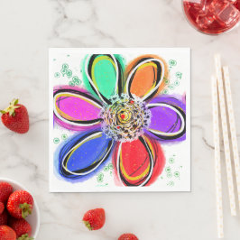 Guardanapo De Papel Artsy Aquarela Floral