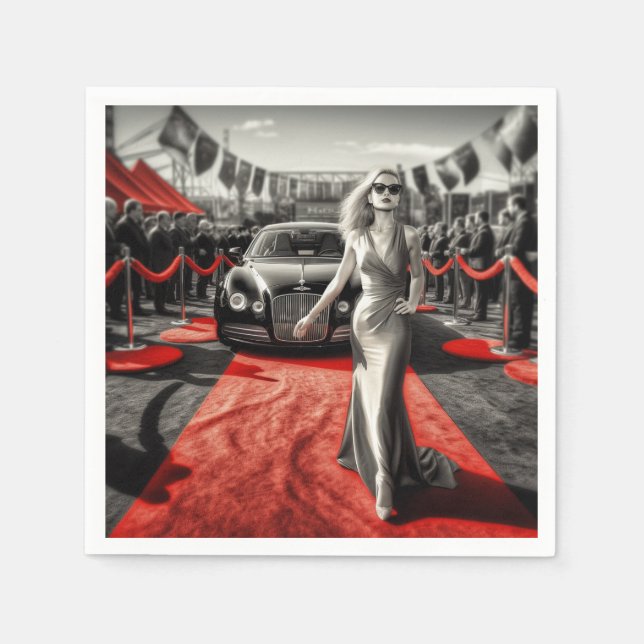 Guardanapo De Papel Artsy Lady (Frente)