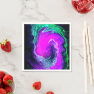 Guardanapo De Papel Artsy Swirls