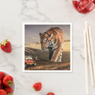 Guardanapo De Papel Artsy Tiger
