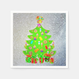 Guardanapo De Papel Árvore Candi de Natal