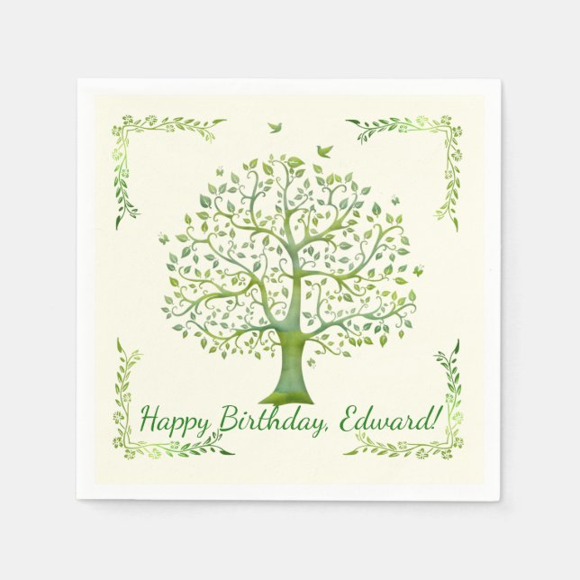 Guardanapo De Papel Árvore da Vida (Frente)