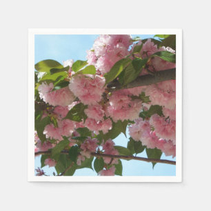 Guardanapo De Papel Árvore de cerejeira IV com duas flores Primavera