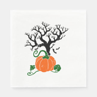 Guardanapo De Papel Árvore de Halloween Camisas de Outono Suéter de Ha