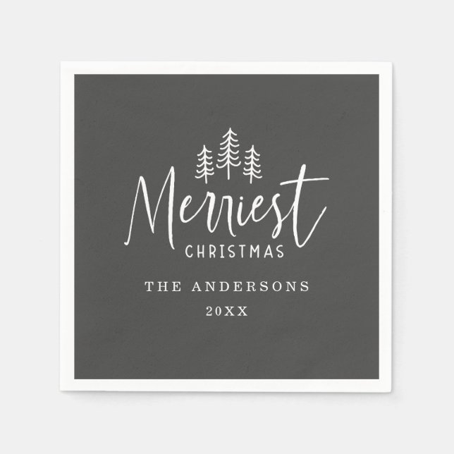 Guardanapo De Papel Árvore de mão russa de Natal (Frente)