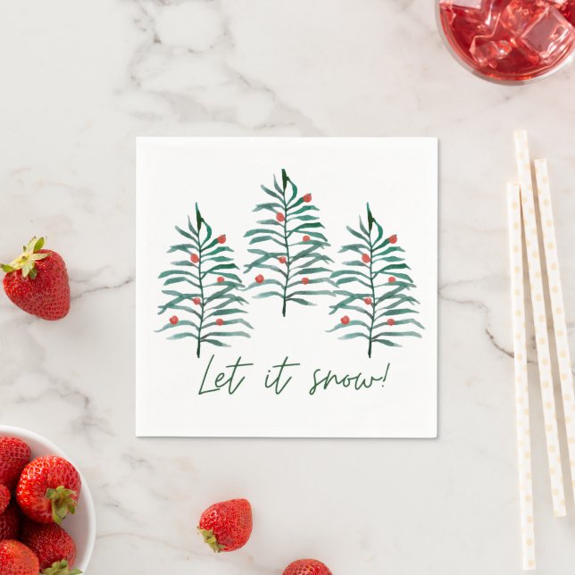 Guardanapo De Papel Árvore de Natal - Deixe nevar (Insitu)