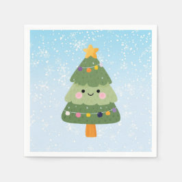 Guardanapo De Papel Árvore de Natal Festiva Festiva Festiva Festiva