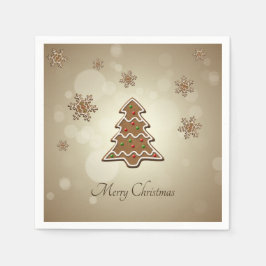 Guardanapo De Papel Árvore de Natal Gingerpão