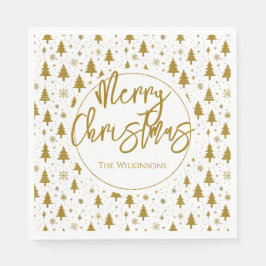 Guardanapo De Papel Árvore de Natal mínima