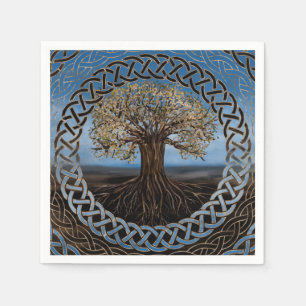 Guardanapo De Papel Árvore de vida - desenho de Yggdrasil