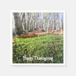 Guardanapo De Papel Árvore falhada no outono - Ação de Graças Personal