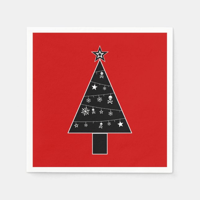 Guardanapo De Papel Árvore natalícia de papel DOOM Napkins (Frente)
