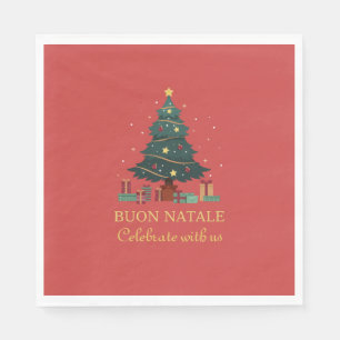 Guardanapo De Papel Árvore Personalizada Nacional do Búon Italiano Bon