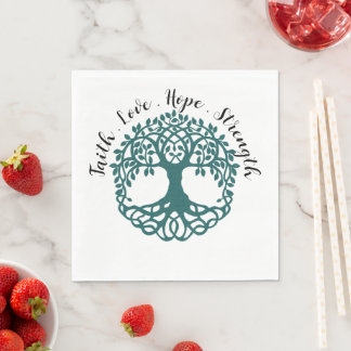 Guardanapo De Papel Árvore Verde Personalizada de Cancer de Duto Bilia