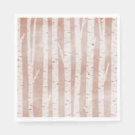 Guardanapo De Papel Árvores de Aves Ilustradas