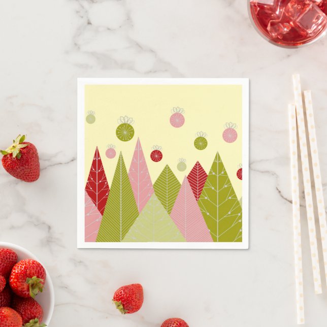 Guardanapo De Papel Árvores de Natal (Insitu)