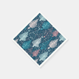 Guardanapo De Papel Árvores de Natal Abstratas Padrão