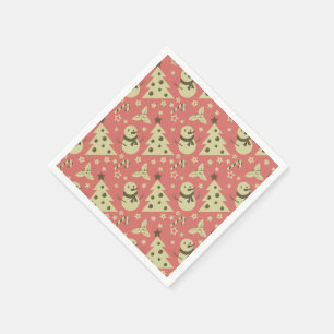 Guardanapo De Papel Árvores de Natal holandesas