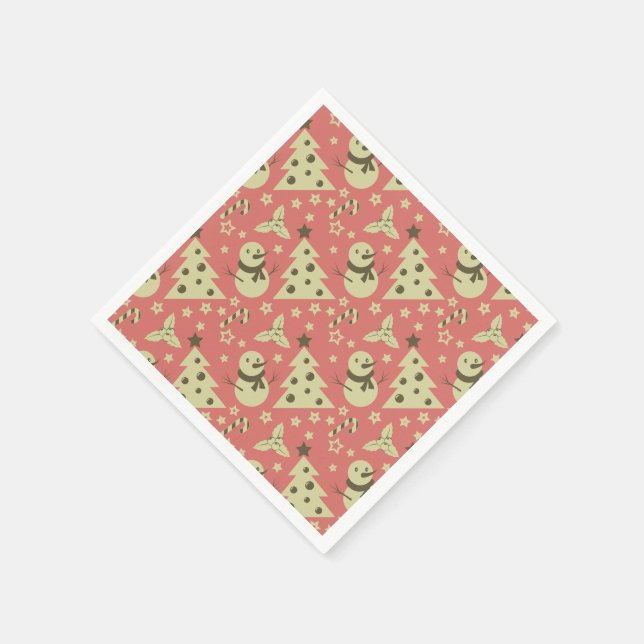 Guardanapo De Papel Árvores de Natal holandesas (Canto)