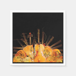 GUARDANAPO DE PAPEL AS CORDAS DE SOL