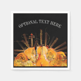 GUARDANAPO DE PAPEL AS CORDAS DE SOL