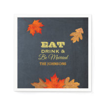 As Folhas De Chalkboard Tomam Bebida E Casam-Se