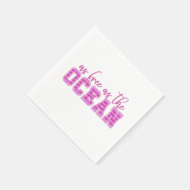 Guardanapo De Papel As Free as the Ocean | Coastal Entertaining (Canto)