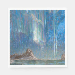 Guardanapo De Papel As luzes do Norte do norte da Noruega (Aurora)