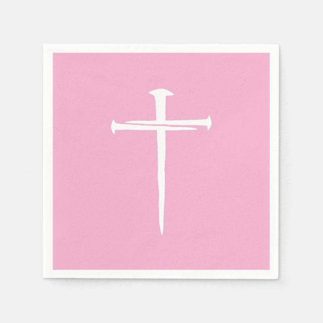 Guardanapo De Papel As Três Unhas White Cross Christian (Frente)