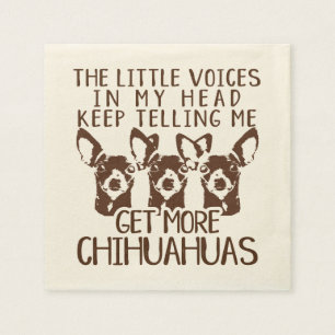 Guardanapo De Papel As vozes de Littles obtêm mais chihuahuas