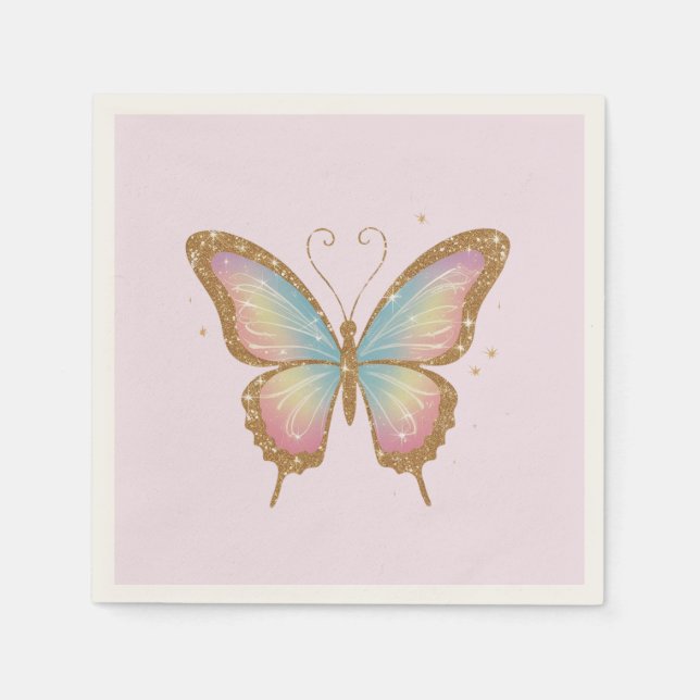 GUARDANAPO DE PAPEL ASAS COLORIDAS (Frente)