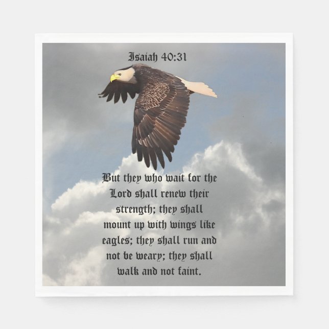 GUARDANAPO DE PAPEL ASAS COMO ÁGUAS (Frente)