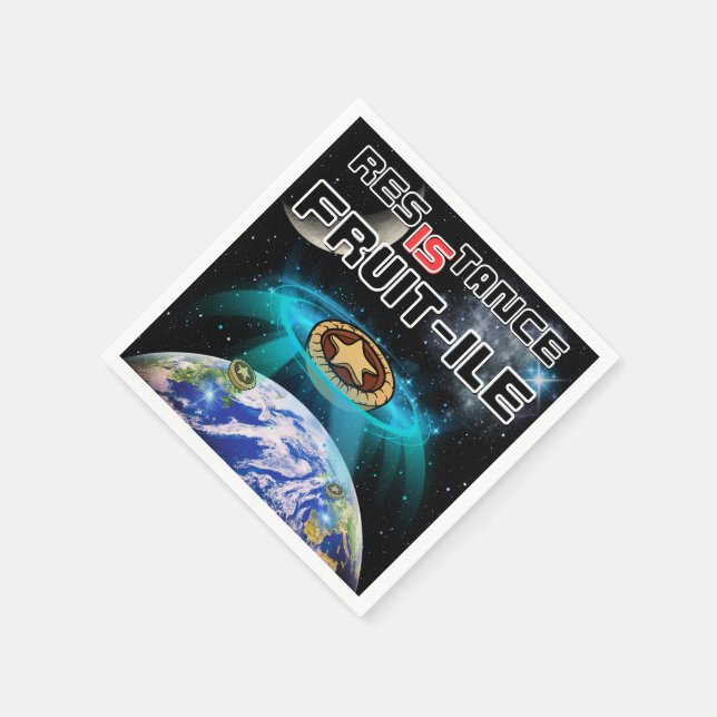 Guardanapo De Papel Assimilação das tartes da Terra (Canto)