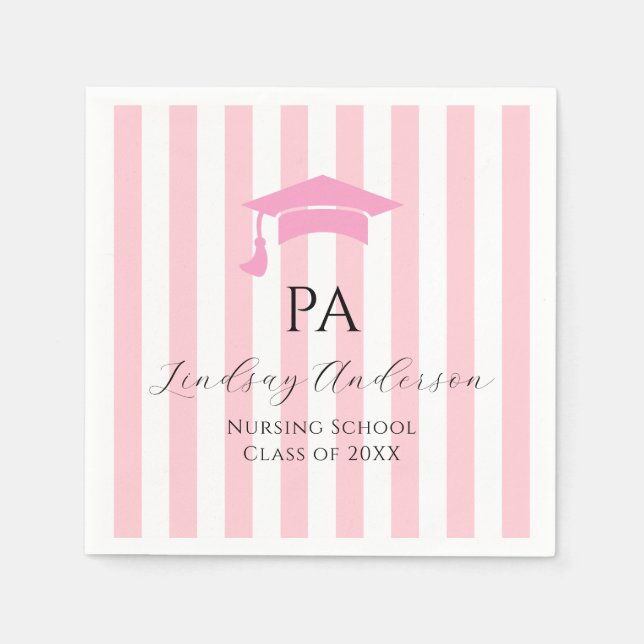 Guardanapo De Papel Assistente Médico Personalizado PA (Frente)