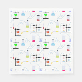 Guardanapo De Papel Assunto da Escola de Laboratório de Testes de Ciên