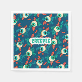 Guardanapo De Papel Assustador dos Olhos Assustados do Dia das Bruxas