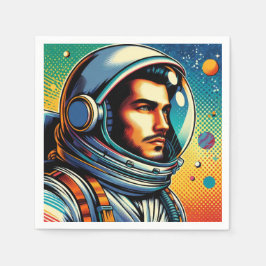 Guardanapo De Papel Astronauta no espaço!