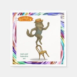 Guardanapo De Papel Ato de equilíbrio de Rolf lobo