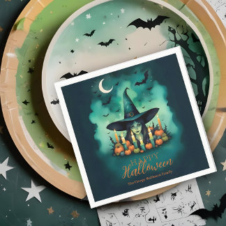 Guardanapo De Papel Attractive & Mystical Halloween Witch Conjures