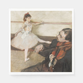 Guardanapo De Papel Aula de Dança de Edgar Degas. Impressionante do Vi