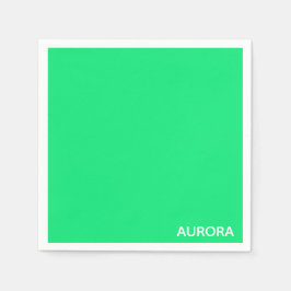 Guardanapo De Papel Aurora green color name