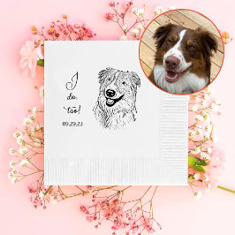 Guardanapo De Papel Aussie Dog Personalizado Eu Também