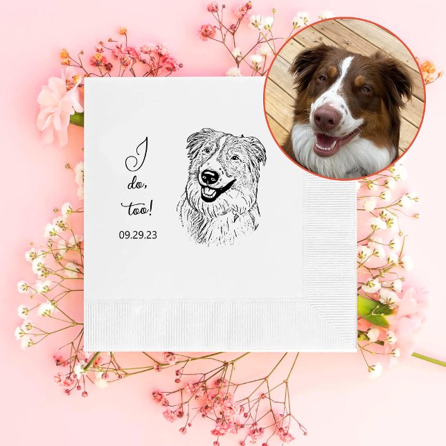 Guardanapo De Papel Aussie Dog Personalizado Eu Também (Criador carregado)