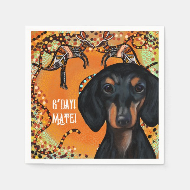 GUARDANAPO DE PAPEL AUSTRÁLIA ART (Frente)