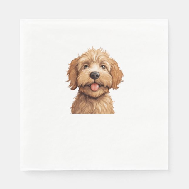 Guardanapo De Papel australiano Labradoodle (Frente)