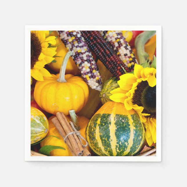 Guardanapo De Papel Autumn Bounty (Frente)