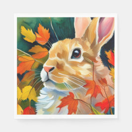 Guardanapo De Papel Autumn Bunny