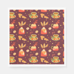 Guardanapo De Papel Autumn Cozy Pumpkin Spice