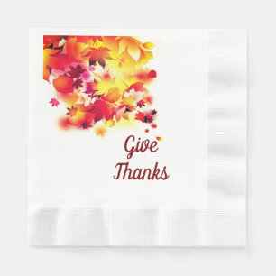 Guardanapo De Papel Autumn Deixa Napkins